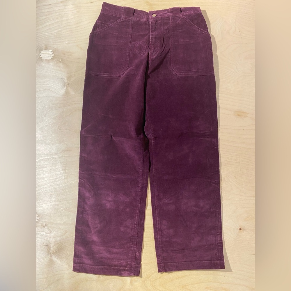 Caribbean Joe Corduroy Pants in Rich Purple 12 (QH)
